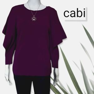 Cabi Purple long sleeves blouse size M
